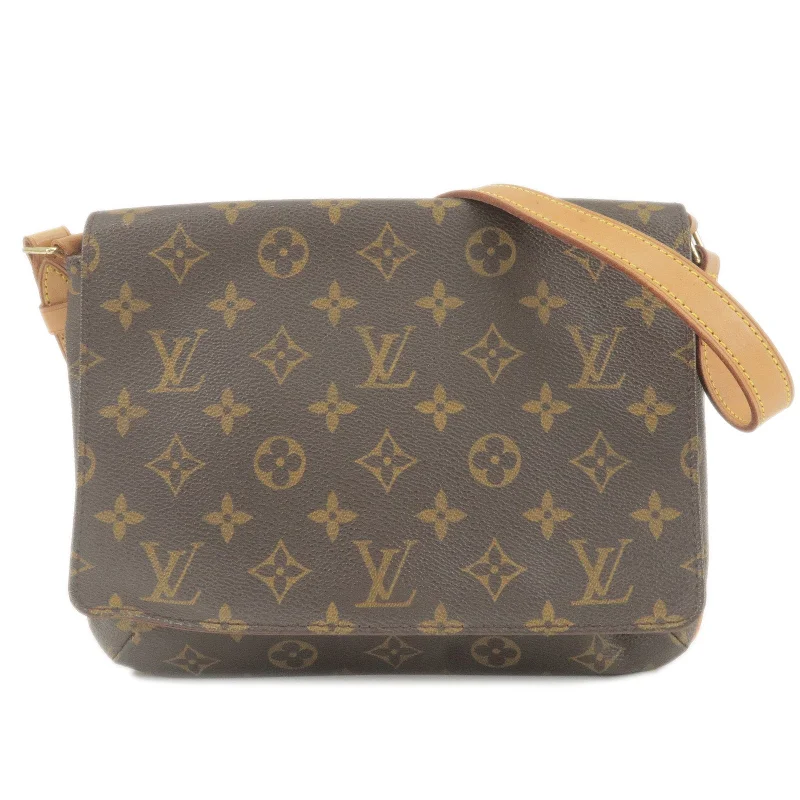 Louis Vuitton handbags with a beaded trim for a touch of glamourLouis Vuitton Monogram Musette Tango Short Shoulder Bag M51257