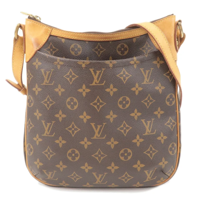 Louis Vuitton bags with a snap - button closure and a decorative charm for styleLouis Vuitton Monogram Odeon PM Shoulder Bag Crossbody Bag M56390