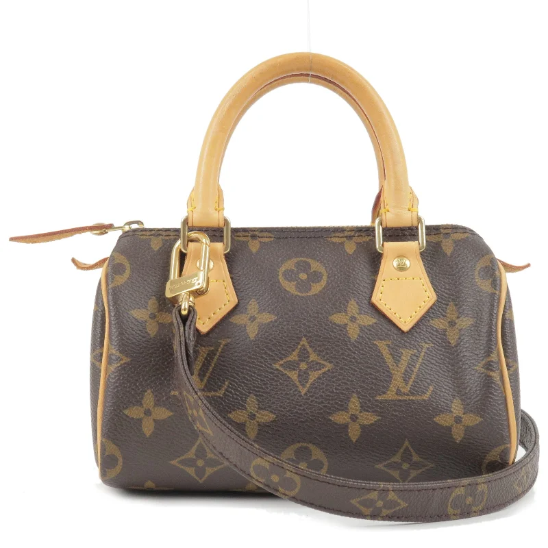 Louis Vuitton crossbody bags with adjustable shoulder straps for comfortLouis Vuitton Monogram Mini Speedy & Strap M41534 J75010