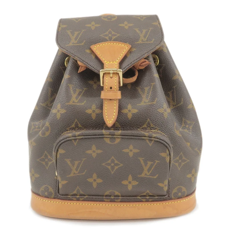 Louis Vuitton Alma bags with a detachable shoulder strap for versatilityLouis Vuitton Monogram Mini Montsouris Back Pack Bag M51137