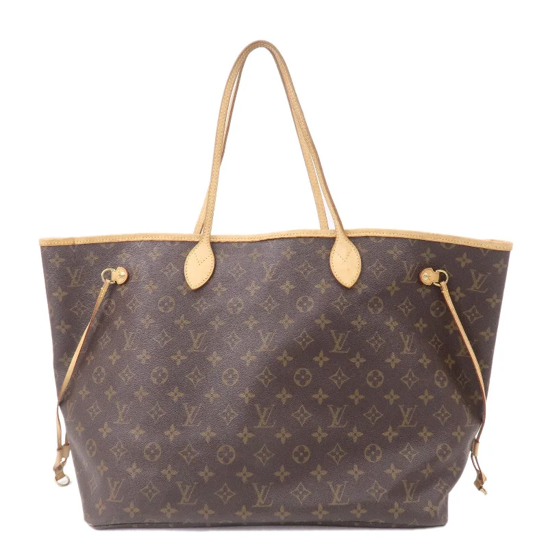 Louis Vuitton crossbody bags in a bold red color for a statementLouis Vuitton Monogram Neverfull GM Tote Bag Brown M40157