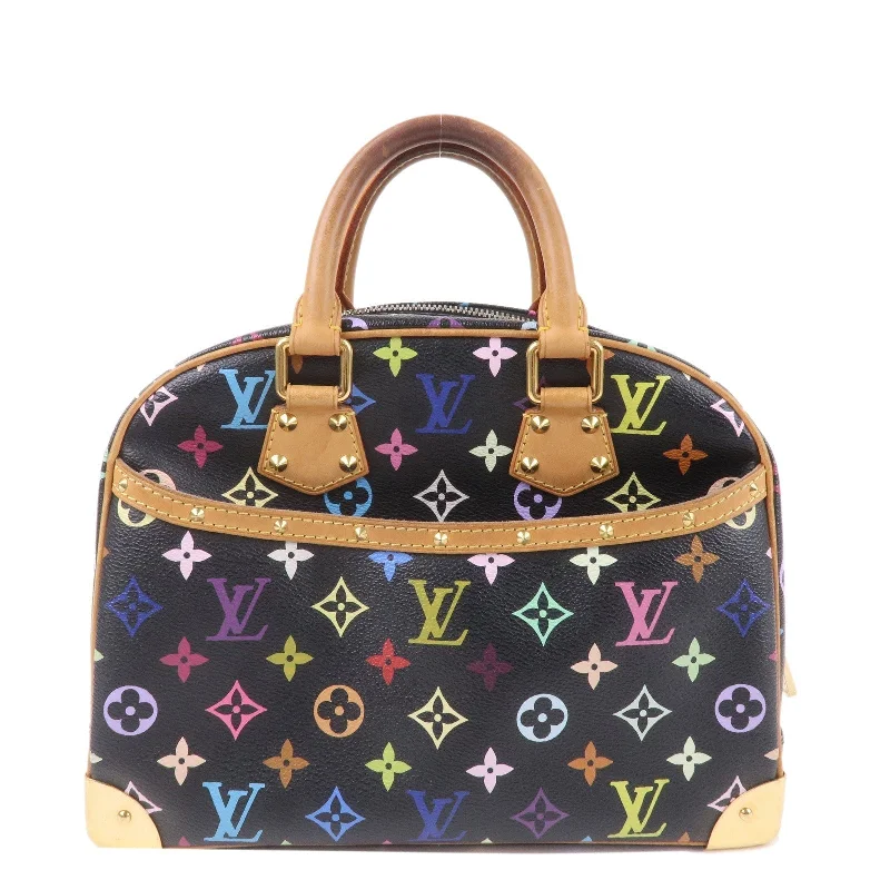 Louis Vuitton crossbody bags with a printed floral pattern for femininityLouis Vuitton Monogram Multi Color Trouville Hand Bag M92662