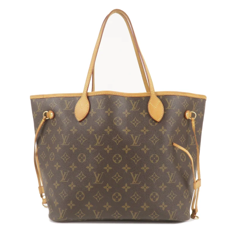 Medium - sized Louis Vuitton tote bags for work and shoppingLouis Vuitton Monogram Neverfull MM Tote Bag Brown M40156