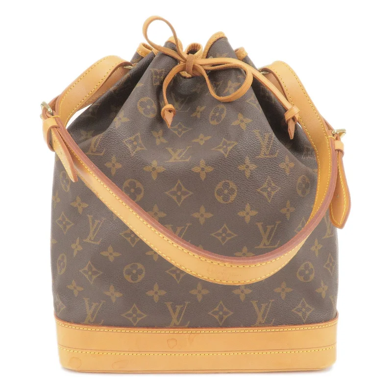 Louis Vuitton bags with a detachable mobile phone holder for convenienceLouis Vuitton Monogram Noe Shoulder Bag Hand Bag M42224