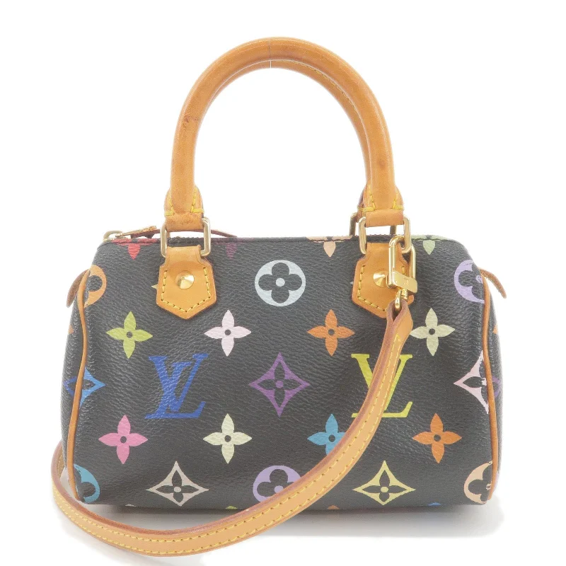 Louis Vuitton crossbody bags with a keychain holder for practicalityLouis Vuitton Monogram Multi Color Mini Speedy Mini Bag M92644