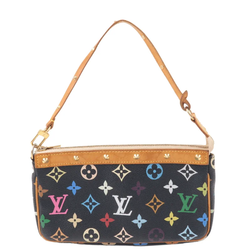 Louis Vuitton bags with a detachable mobile phone holder for convenienceLouis Vuitton Monogram Multi Color Pochette Accessoires M92648