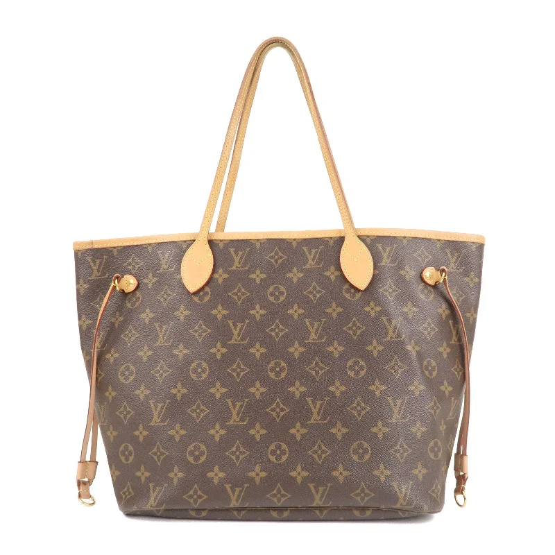 Louis Vuitton handbags with a metal - framed clasp for durabilityLouis Vuitton Monogram Neverfull MM Tote Bag Pivoine M41178