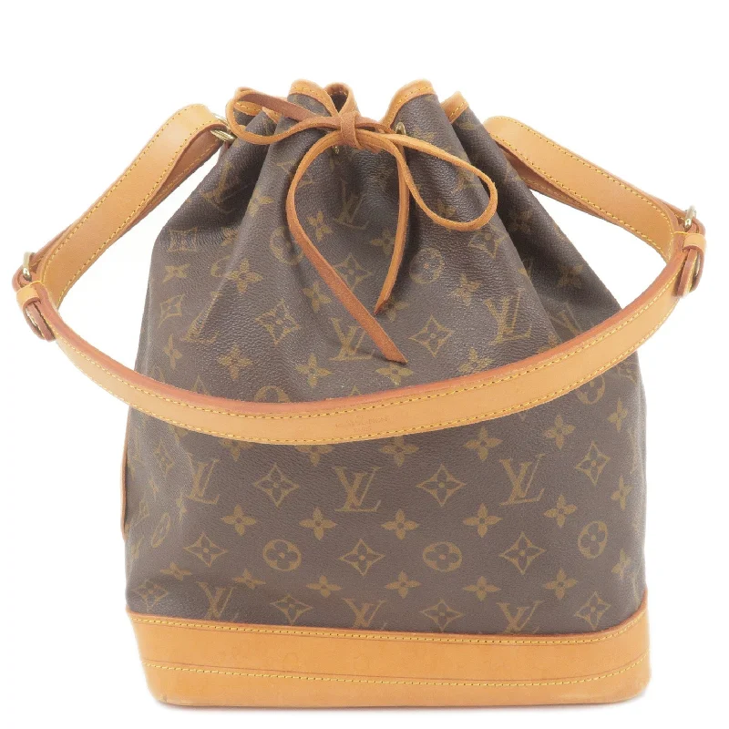 Louis Vuitton crossbody bags with a printed floral pattern for femininityLouis Vuitton Monogram Noe Shoulder Bag Hand Bag M42224