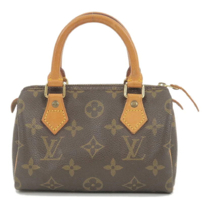 Ladies Louis Vuitton Capucines bags with gold - toned hardwareLouis Vuitton Monogram Mini Speedy Hand Bag M41534