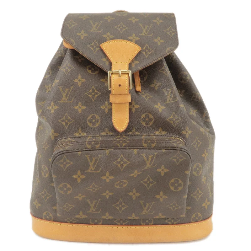 Louis Vuitton Capucines bags with smooth calfskin leather for luxuryLouis Vuitton Monogram Montsouris GM Back Pack M51135