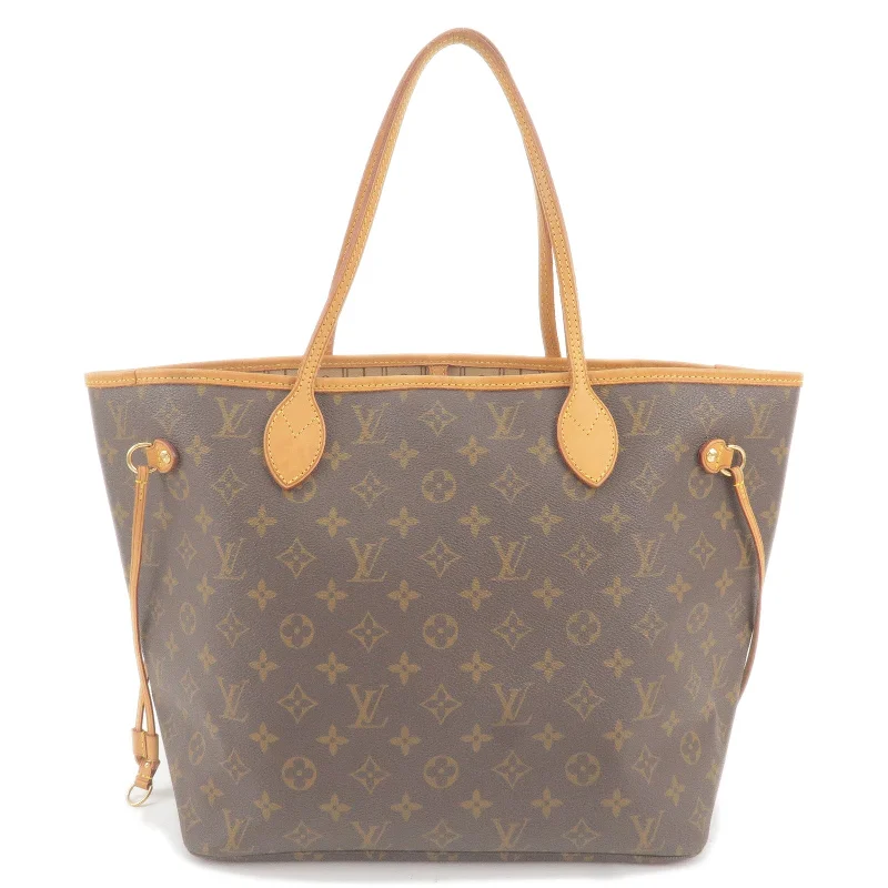 Louis Vuitton backpacks with a padded laptop compartment for travelLouis Vuitton Monogram Neverfull MM Tote Bag M40156