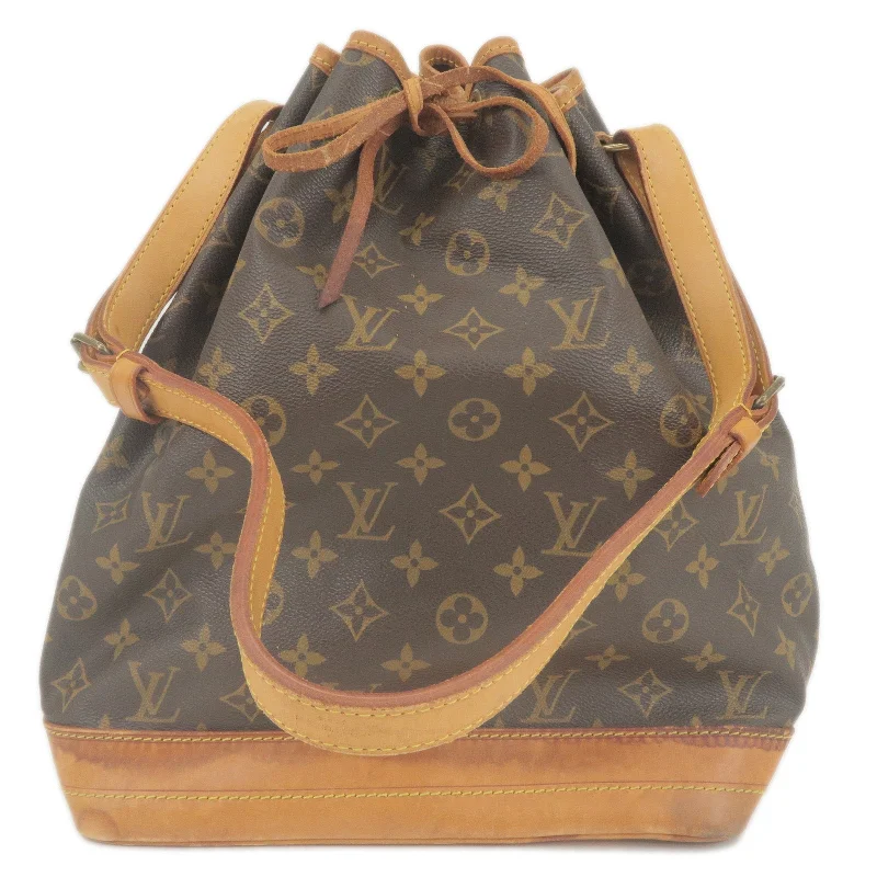 Ladies Louis Vuitton Petite Malle bags with a star - shaped charm for cutenessLouis Vuitton Monogram Noe Shoulder Bag M42224