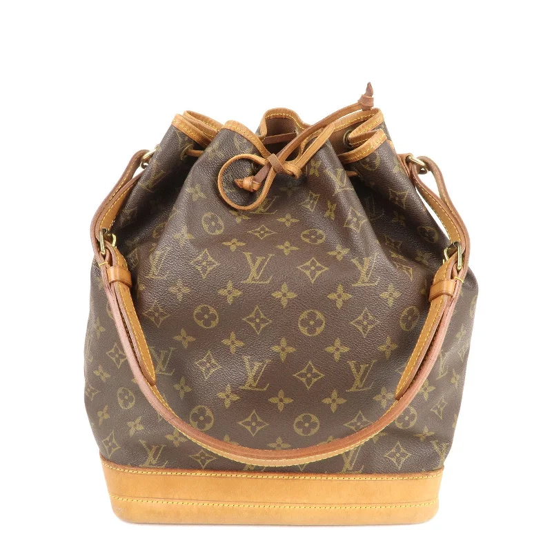 Medium - sized Louis Vuitton tote bags for work and shoppingLouis Vuitton Monogram Noe Shoulder Bag Hand Bag Brown M42224