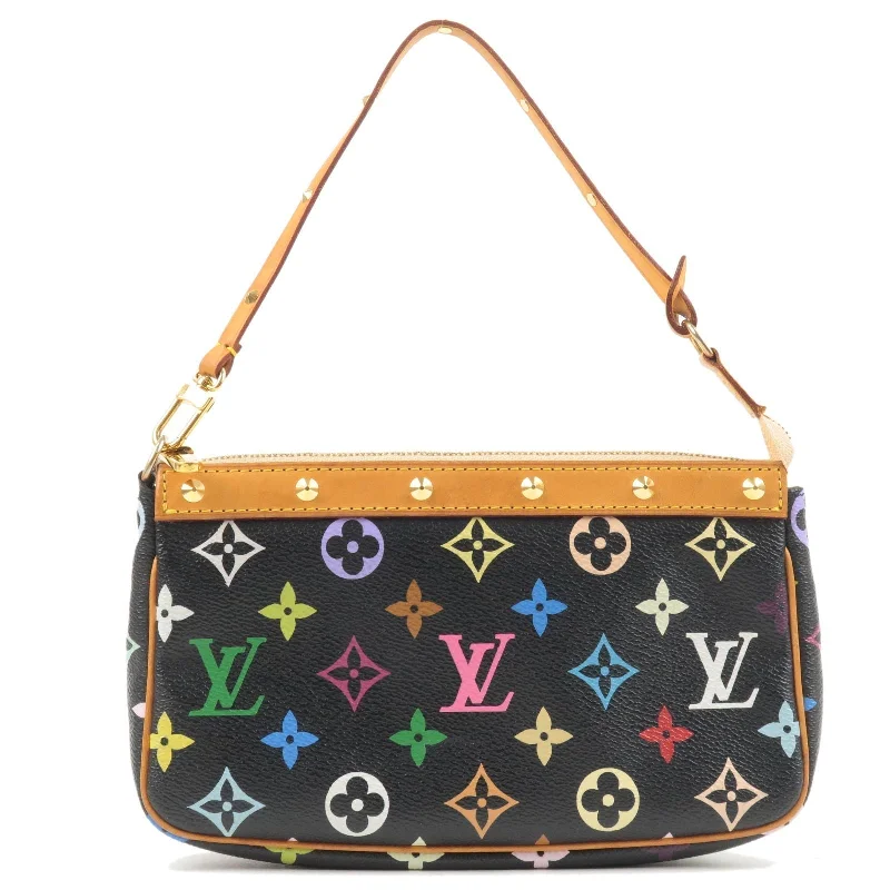 Louis Vuitton tote bags with a double - handle and shoulder - strap optionLouis Vuitton Monogram Multi Color Pochette Accessoires M92648