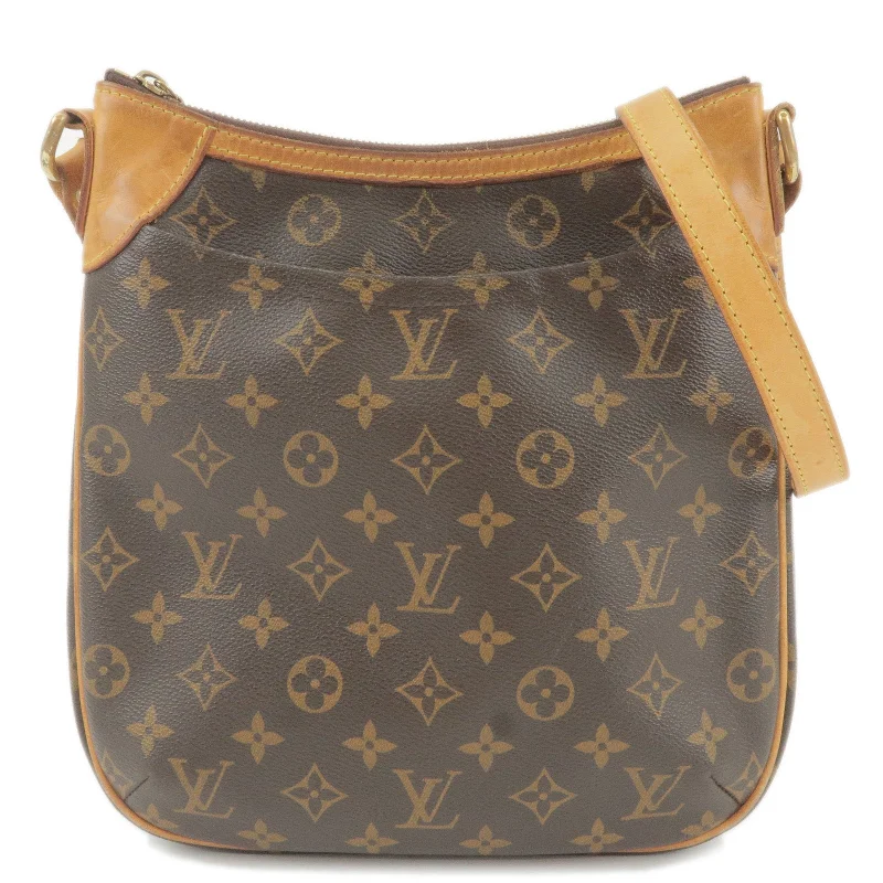 Ladies Louis Vuitton shoulder bags with a magnetic - closure flap for easeLouis Vuitton Monogram Odeon PM Shoulder Bag Crossbody Bag M56390