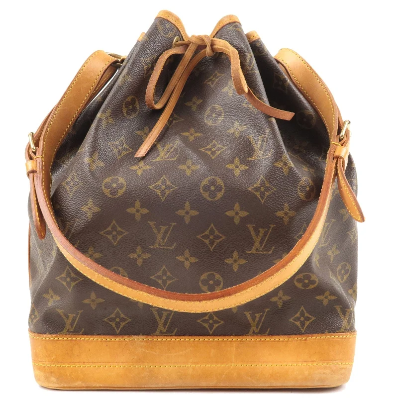 Louis Vuitton bags with a front - flap pocket for quick - access itemsLouis Vuitton Monogram Noe Shoulder Bag Hand Bag M42224