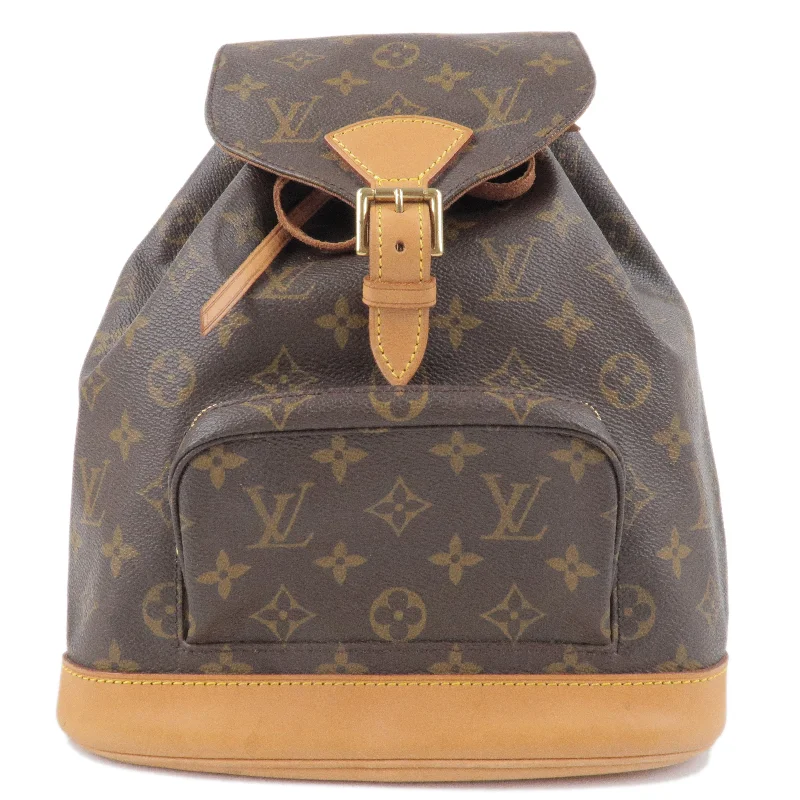 Louis Vuitton backpacks with a padded laptop compartment for travelLouis Vuitton Monogram Montsouris MM Back Pack Bag M51136