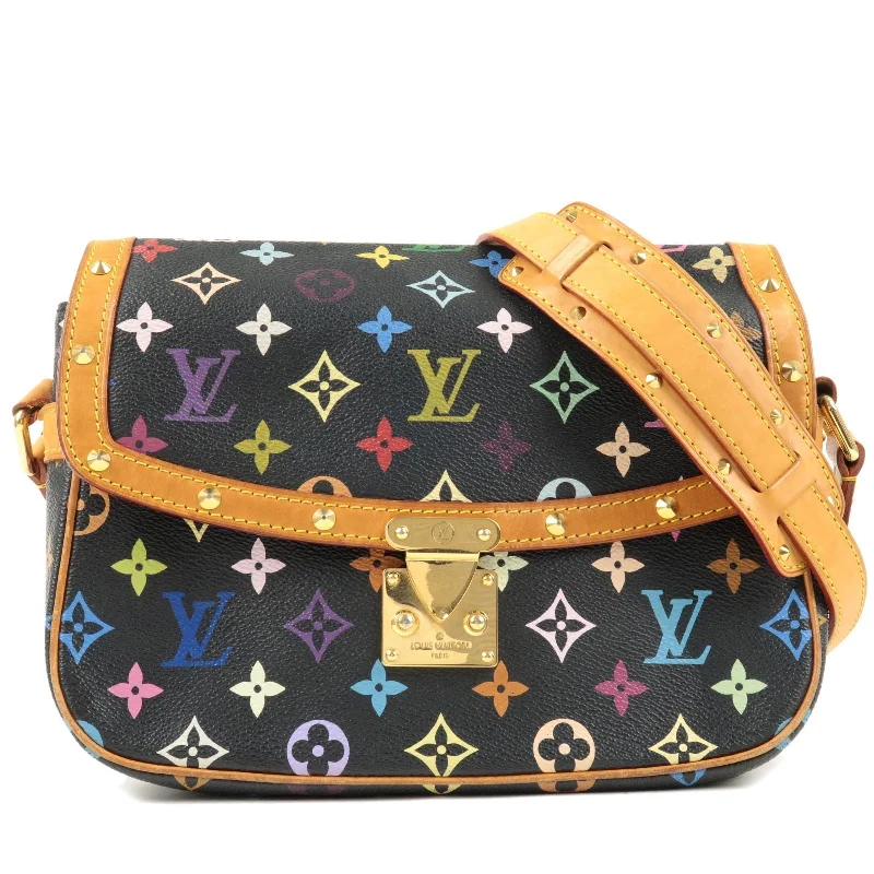 Louis Vuitton crossbody bags with a woven leather strap for textureLouis Vuitton Monogram Multi Color Sologne Shoulder Bag M92639