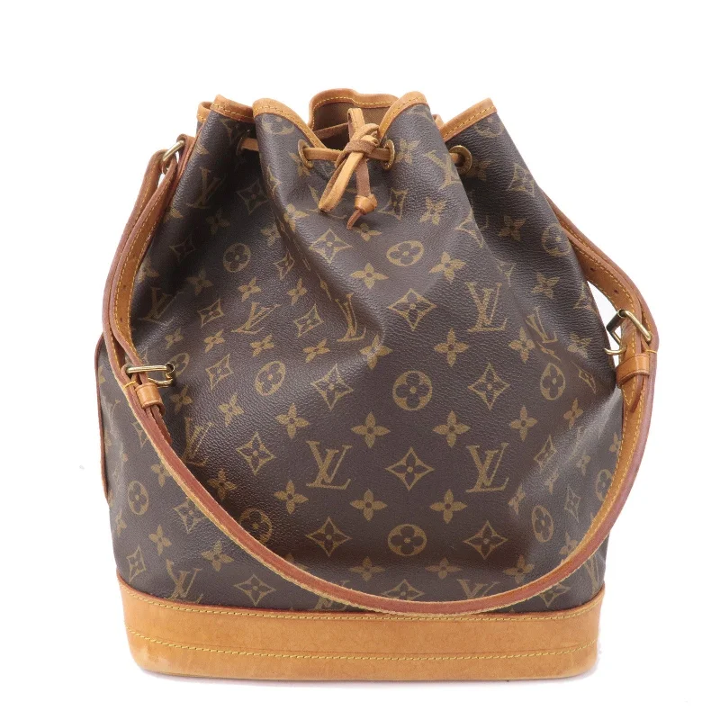 Louis Vuitton Speedy bags in monogram canvas for a classic lookLouis Vuitton Monogram Noe Shoulder Bag Hand Bag Brown M42224