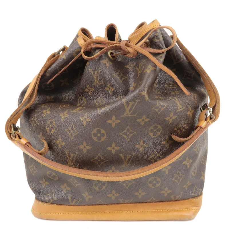 Louis Vuitton backpacks with a sleek, minimalist design for styleLouis Vuitton Monogram Noe Shoulder Bag Brown M42224