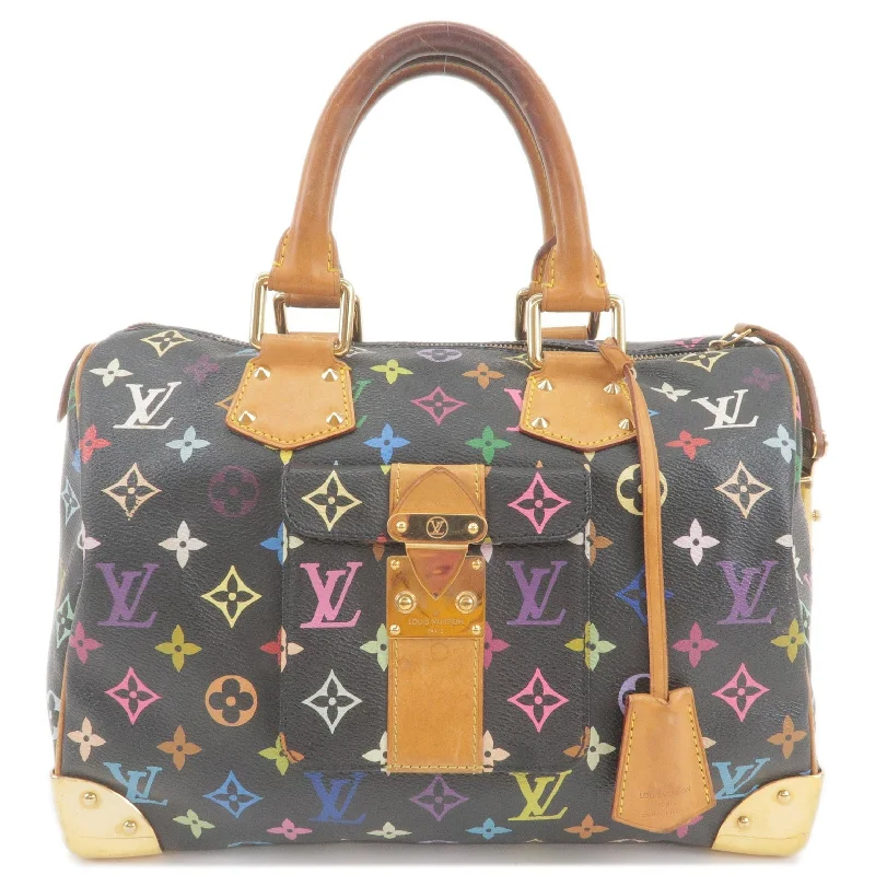 Louis Vuitton Twist bags with a snakeskin - effect panel for a bold lookLouis Vuitton Monogram Multi Color Speedy 30 Hand Bag M92642