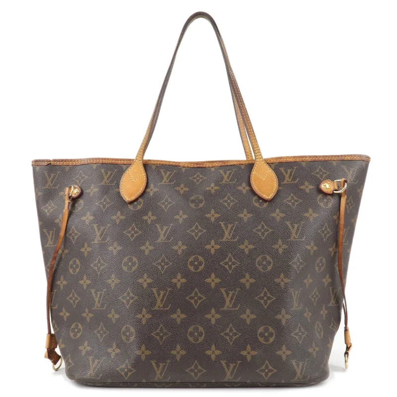 Louis Vuitton crossbody bags in a bold red color for a statementLouis Vuitton Monogram Neverfull MM Tote Bag M40156