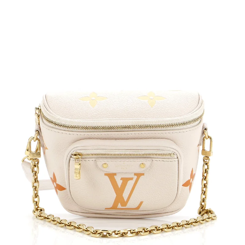 Louis Vuitton tote bags with a water - resistant coating for outdoor useBum Bag By The Pool Monogram Empreinte Giant Mini