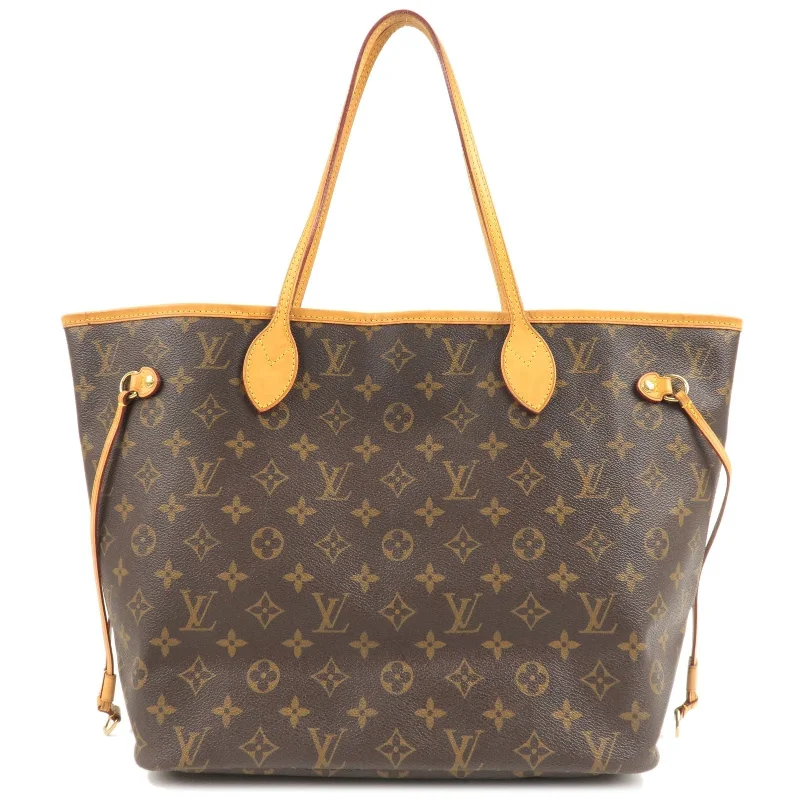 Ladies Louis Vuitton shoulder bags with a tassel decoration for charmLouis Vuitton Monogram Neverfull MM Tote Bag M40156