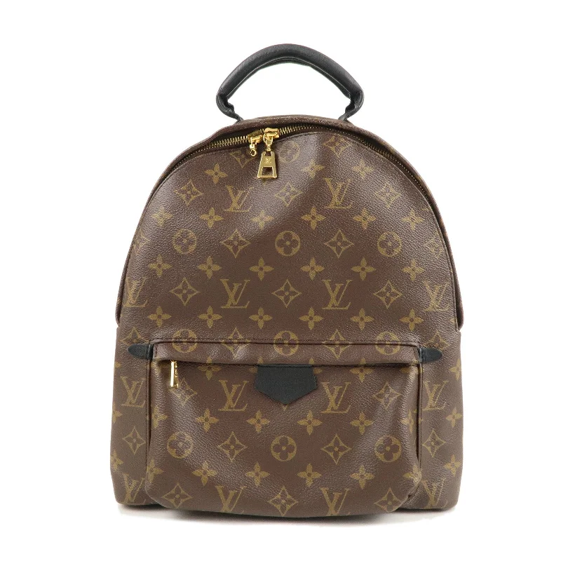 Louis Vuitton backpacks with a padded back panel for comfort during long - wearLouis Vuitton Monogram Palm Springs MM Back Pack M41561