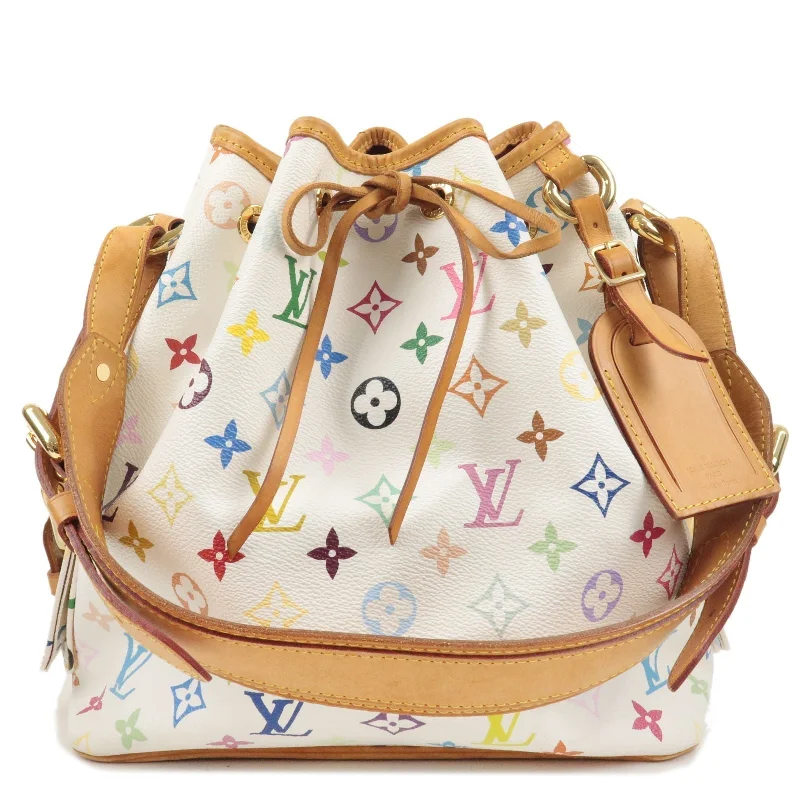 Louis Vuitton Twist bags with a snakeskin - effect panel for a bold lookLouis Vuitton Monogram Multi Color Petit Noe Bag M42229