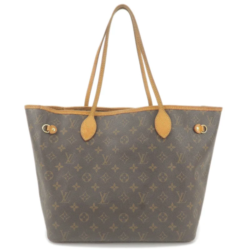 Louis Vuitton Petite Malle bags with a hard - shell structure for uniquenessLouis Vuitton Monogram Neverfull MM Tote Bag Hand Bag 40156