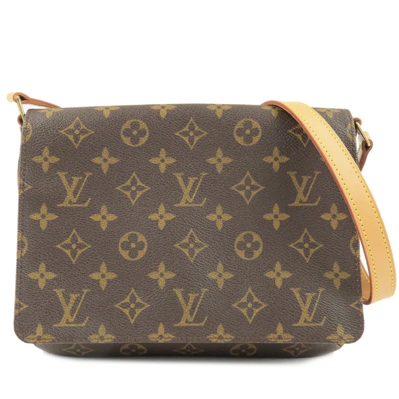 Louis Vuitton Alma bags with a monogram - embossed leather surfaceLouis Vuitton Monogram Musette Tango Short Shoulder Bag M51257