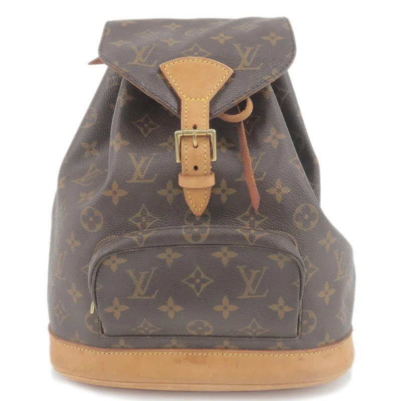 Louis Vuitton Capucines bags with smooth calfskin leather for luxuryLouis Vuitton Monogram Montsouris MM Back Pack Bag M51136