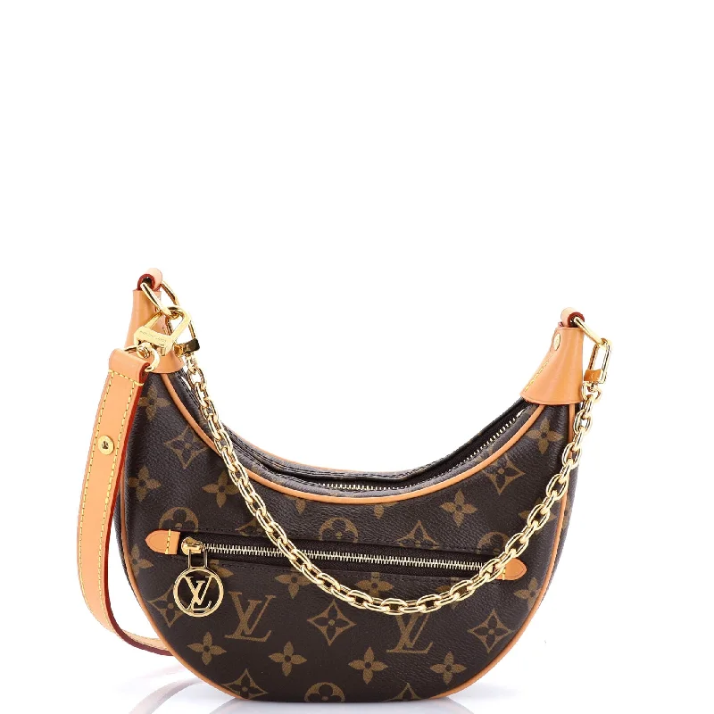 Louis Vuitton handbags with a back - zip pocket for storing valuablesLoop Handbag Monogram Canvas