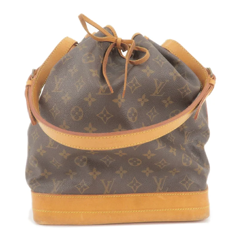 Ladies Louis Vuitton Capucines bags with a detachable shoulder strapLouis Vuitton Monogram Noe Shoulder Bag Hand Bag M42224