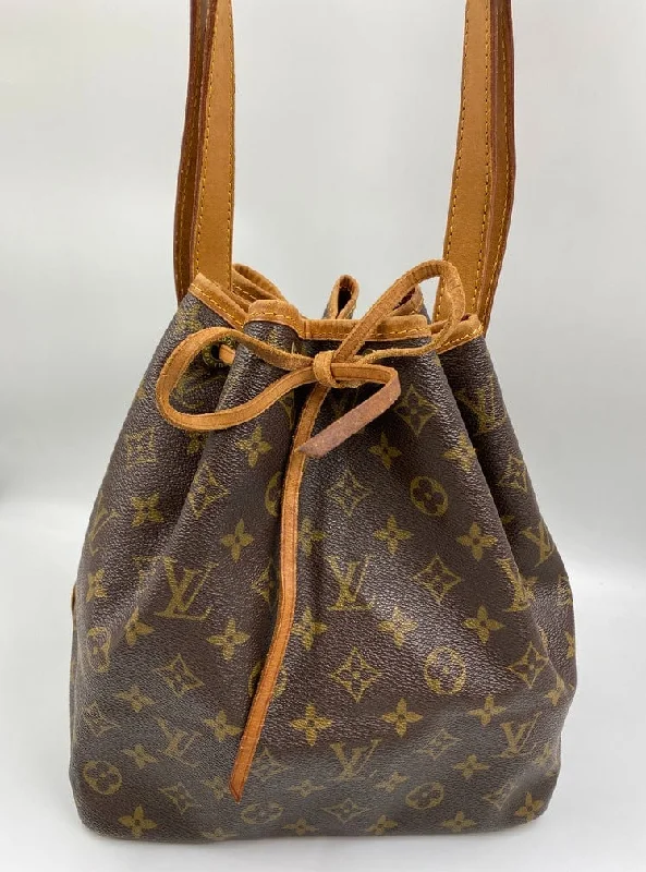 Louis Vuitton bags with a zippered interior pocket for better organizationLouis Vuitton Petit Noé Bag