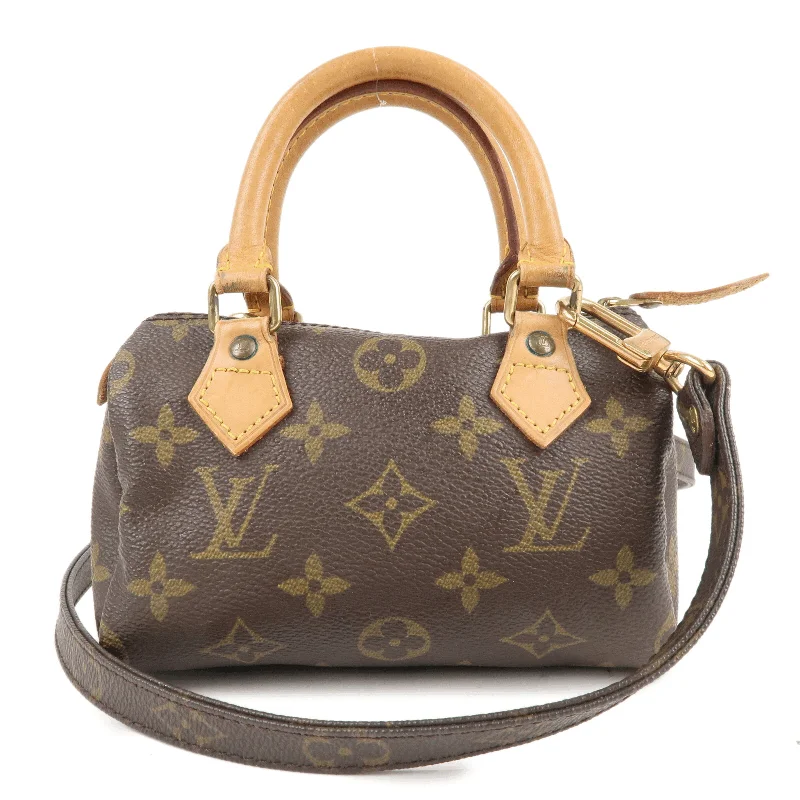 Louis Vuitton Twist bags with a contrast - colored interior for visual interestLouis Vuitton Monogram Mini Speedy & Strap M41534 J75010