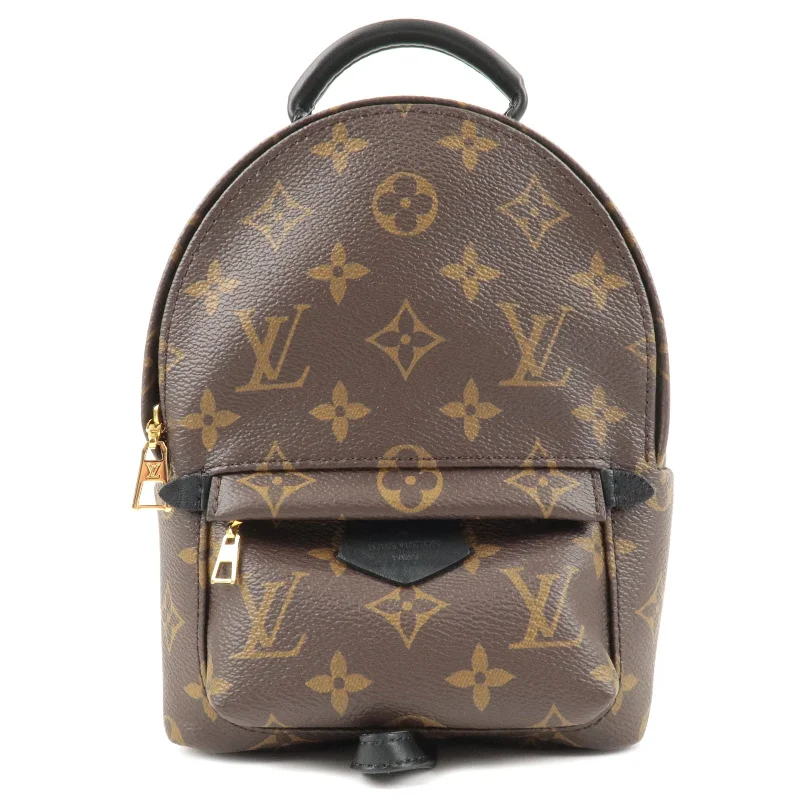 Louis Vuitton Speedy bags in monogram canvas for a classic lookLouis Vuitton Monogram Palm Springs MINI Back Pack M44873