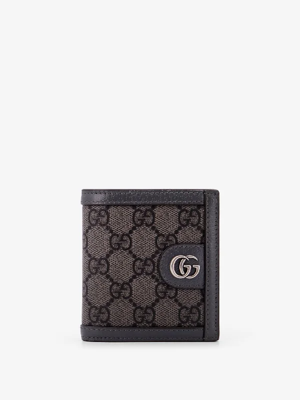 Gucci tote bags for women with a printed Gucci logoGucci Man Gucci Man Grey Wallets