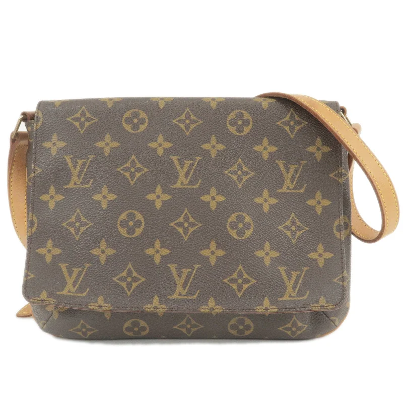 Louis Vuitton Twist bags with a crystal - embellished LV - turnlockLouis Vuitton Monogram Musette Tango Short Shoulder Bag M51257