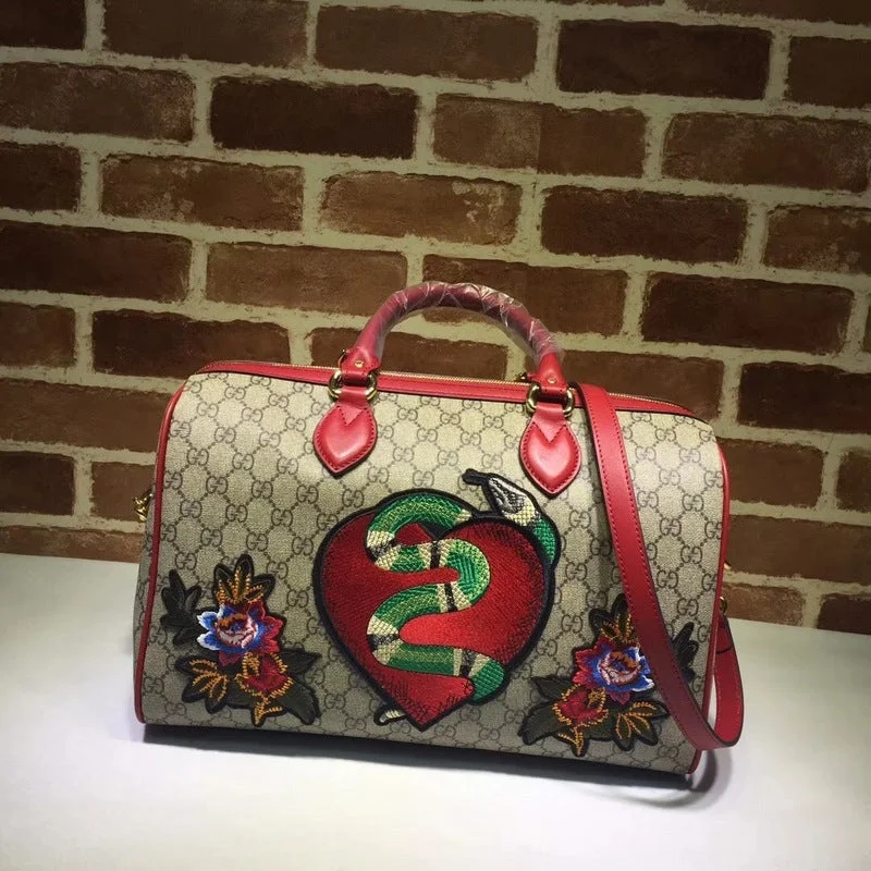 Women Gucci bags with a snap - button closure and a decorative charmWF - Gucci Bags - 1201