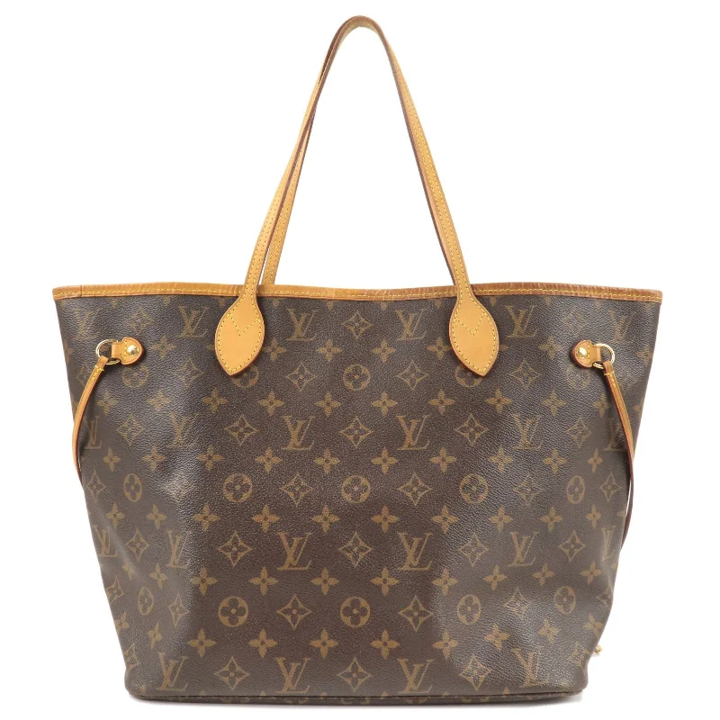 Ladies Louis Vuitton shoulder bags with a wide - width strap for comfortLouis Vuitton Monogram Neverfull MM Tote Bag Pivoine M41178