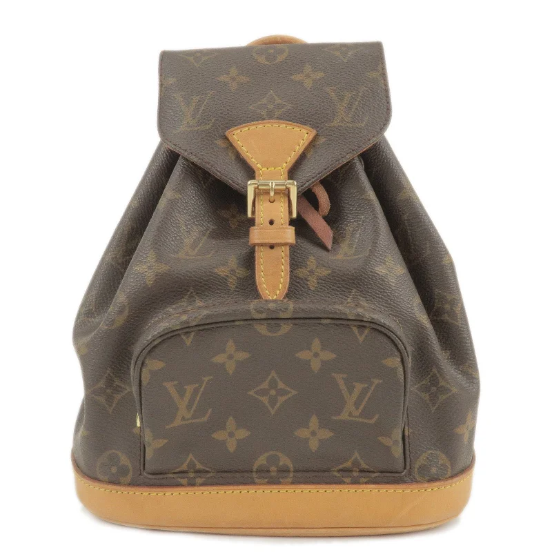 Louis Vuitton Alma bags with a monogram - embossed leather surfaceLouis Vuitton Monogram Mini Montsouris Back Pack Bag M51137