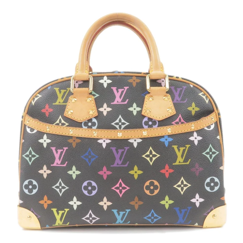 Ladies Louis Vuitton Capucines bags with gold - toned hardwareLouis Vuitton Monogram Multi Color Trouville Hand Bag Noir M92662