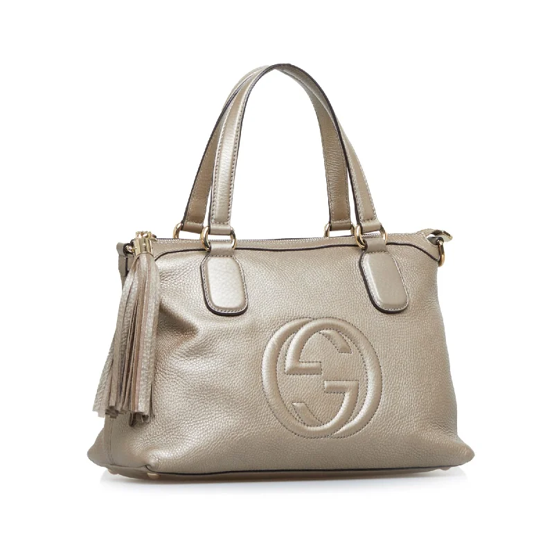 Ladies Gucci Dionysus bags in a pastel colorGucci Soho Working Tote Bag (SHG-ngG3sO)