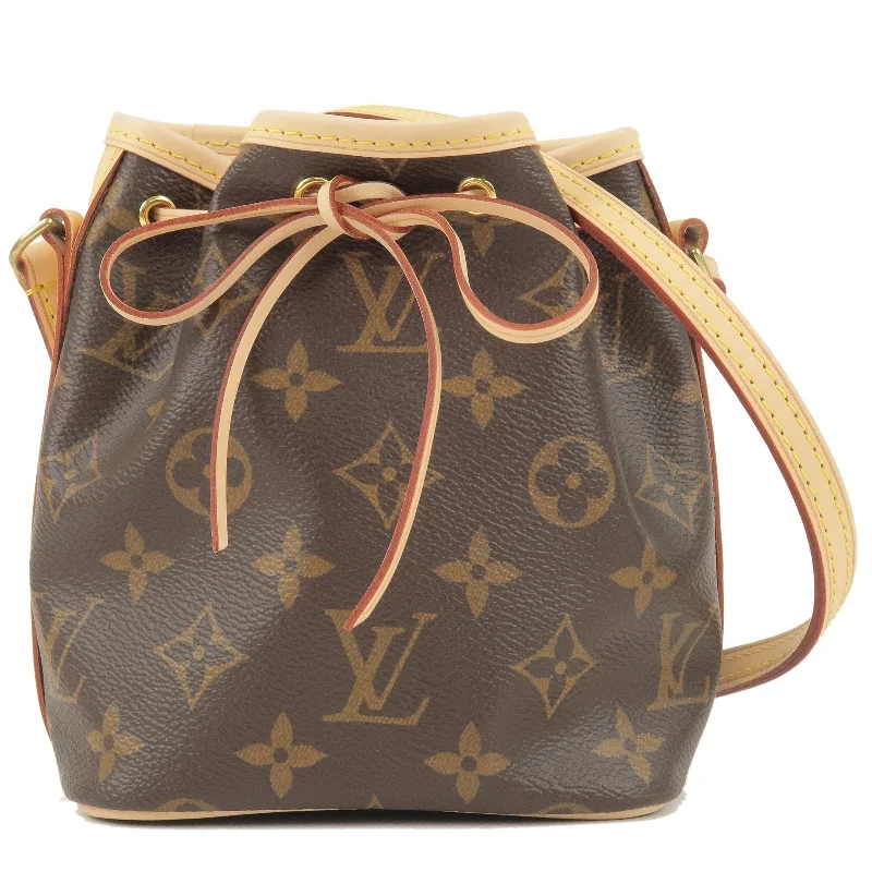 Louis Vuitton Alma bags with a detachable shoulder strap for versatilityLouis Vuitton Monogram Nano Noe Shoulder Bag M41346