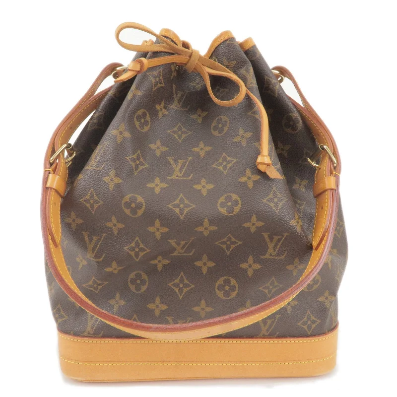 Ladies Louis Vuitton shoulder bags with a magnetic - closure flap for easeLouis Vuitton Monogram Noe Shoulder Bag Hand Bag M42224