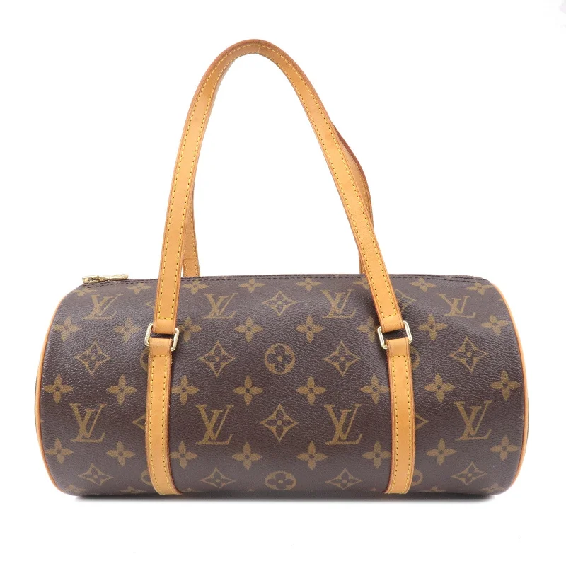 Louis Vuitton tote bags with a water - resistant coating for outdoor useLouis Vuitton Monogram Papillon 30 Hand Bag Brown M51385