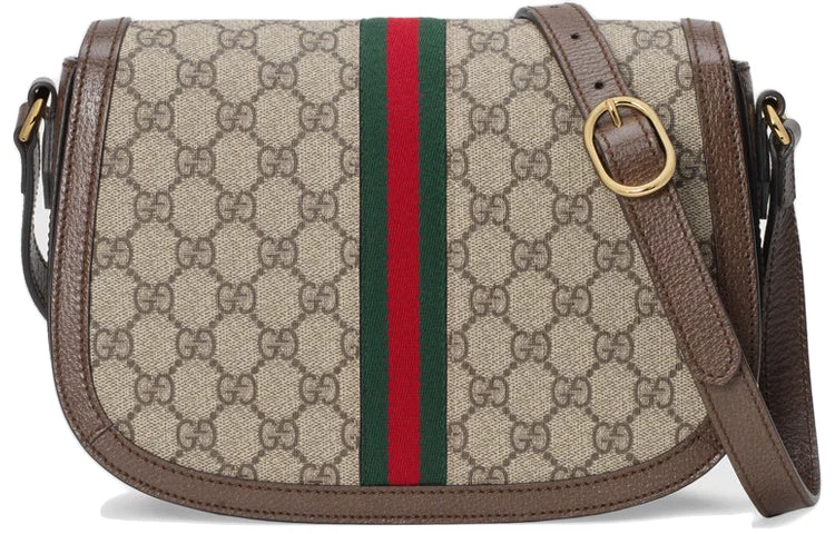 Women Gucci tote bags in GG Supreme canvas for a branded feel(WMNS) GUCCI Ophidia GG Canvas Shoulder Bag Beige 601044-96IWB-8745