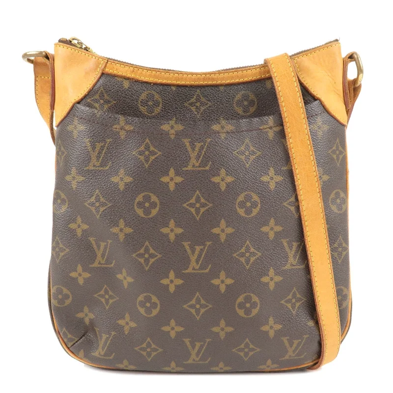 Ladies Louis Vuitton shoulder bags with a single - handle silhouetteLouis Vuitton Monogram Odeon PM Crossbody Shoulder Bag M56390